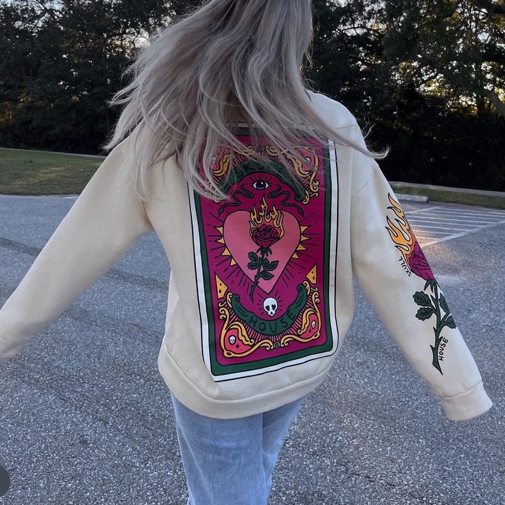 New Skull House Designs Sweatshirt